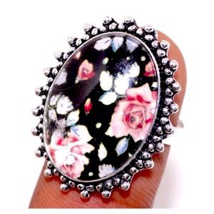 Dichroic Fancy Glass Ring